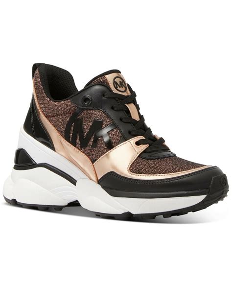 schoenen dames michael kors|michael kors rose gold trainers.